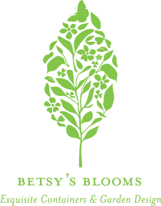 Betsys Blooms container gardens logo
